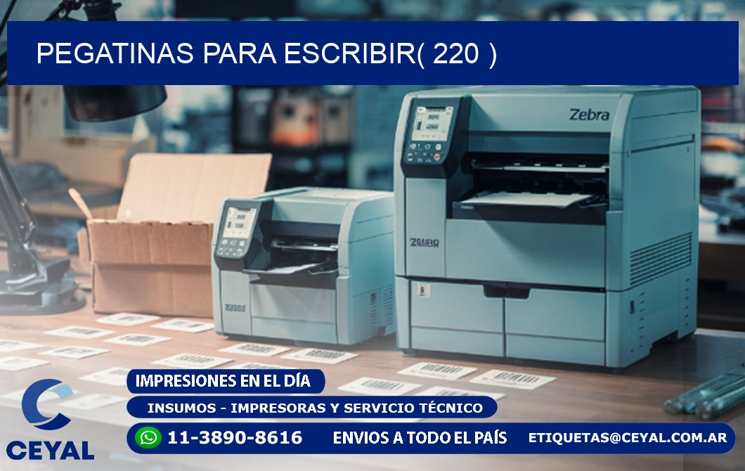 PEGATINAS PARA ESCRIBIR( 220 )