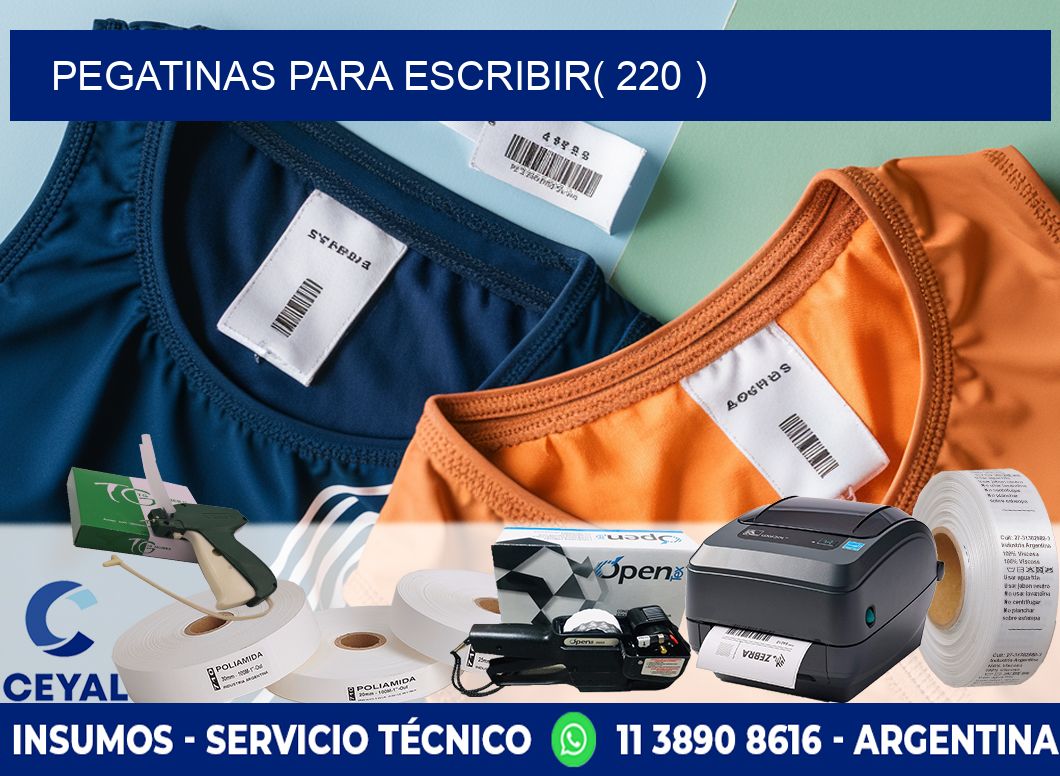 PEGATINAS PARA ESCRIBIR( 220 )