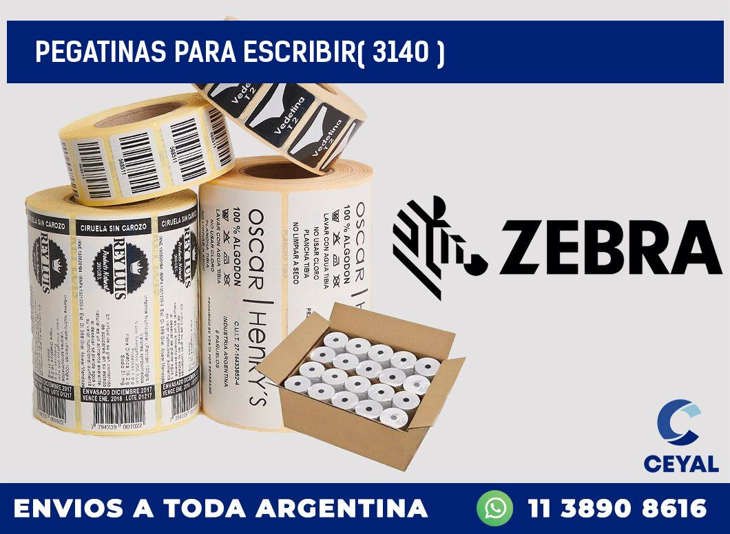 PEGATINAS PARA ESCRIBIR( 3140 )