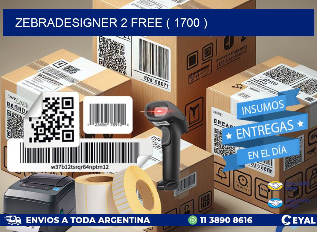 ZEBRADESIGNER 2 FREE ( 1700 )