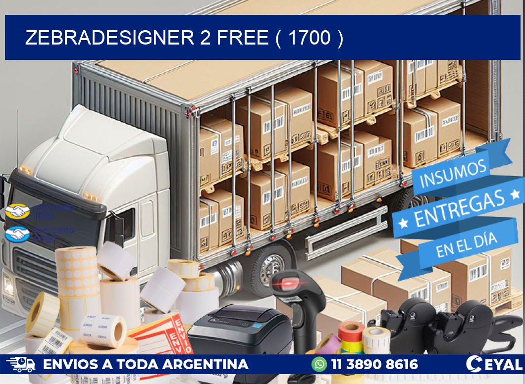 ZEBRADESIGNER 2 FREE ( 1700 )