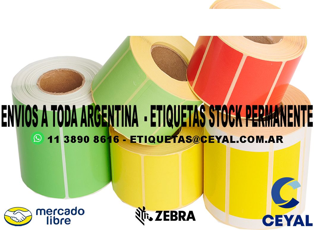 1000 ETIQUETAS RIBBON 72 x 52