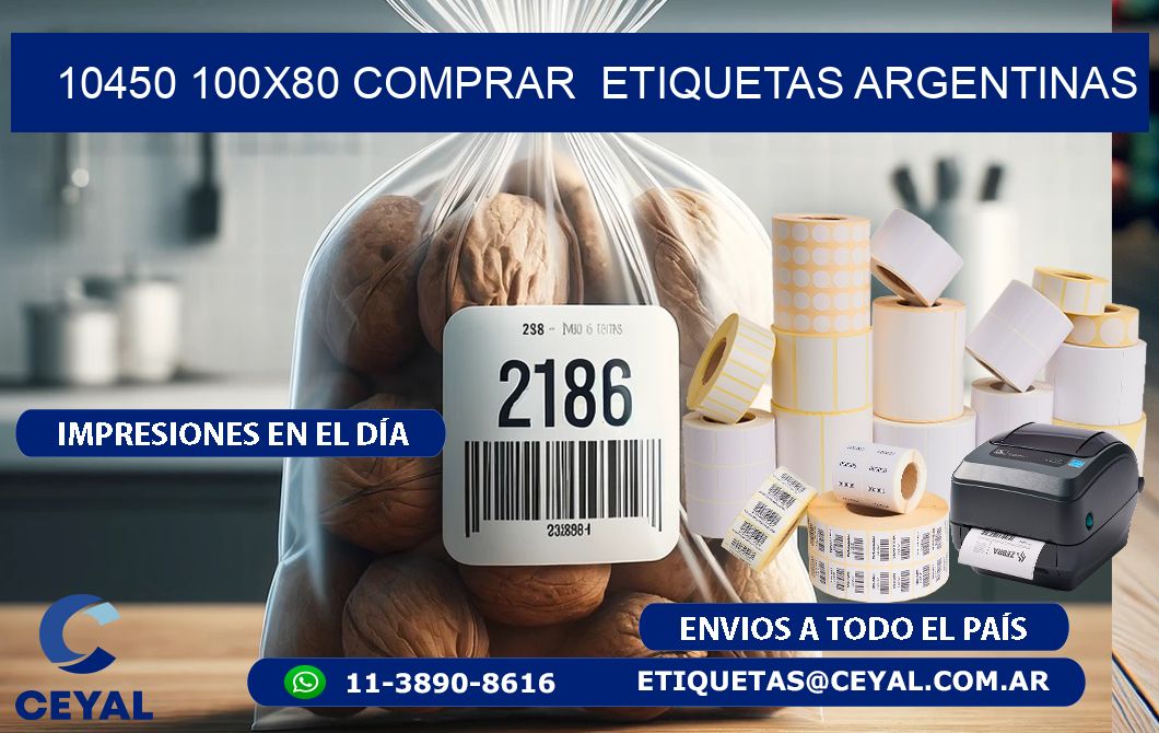 10450 100X80 COMPRAR  ETIQUETAS ARGENTINAS