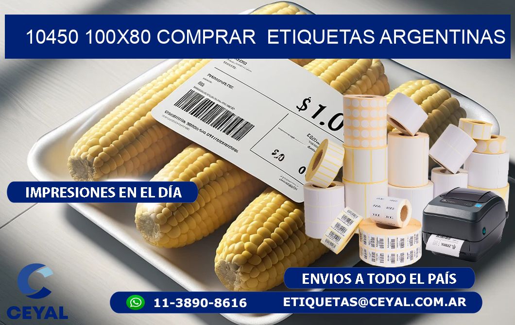 10450 100X80 COMPRAR  ETIQUETAS ARGENTINAS