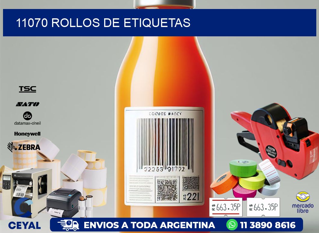 11070 ROLLOS DE ETIQUETAS