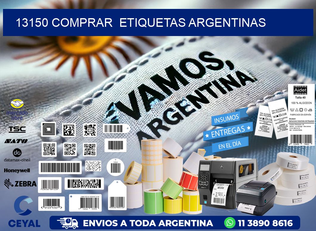 13150 COMPRAR  ETIQUETAS ARGENTINAS