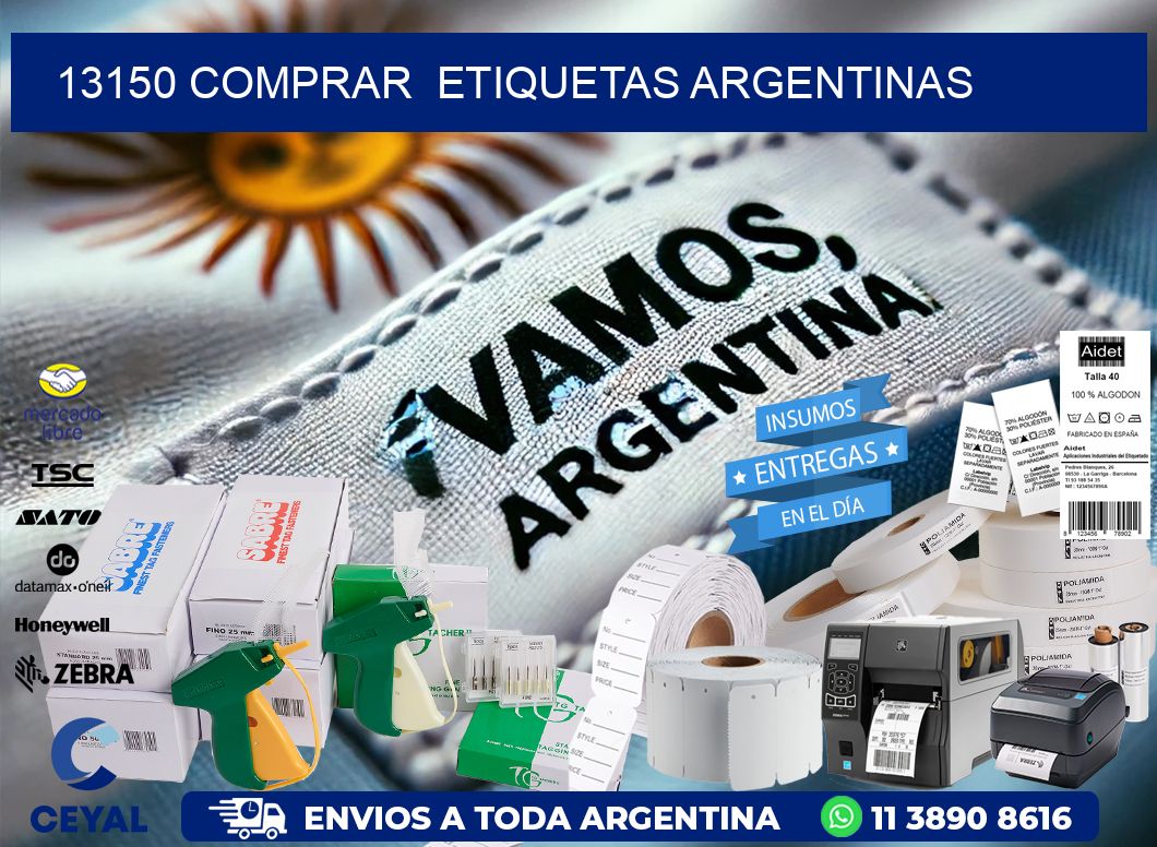 13150 COMPRAR  ETIQUETAS ARGENTINAS