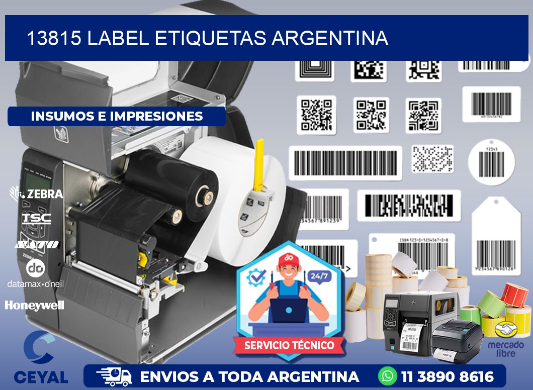 13815 LABEL ETIQUETAS ARGENTINA