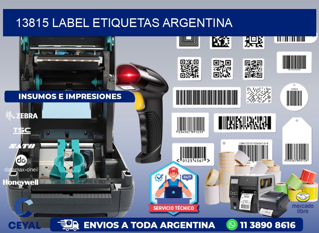 13815 LABEL ETIQUETAS ARGENTINA