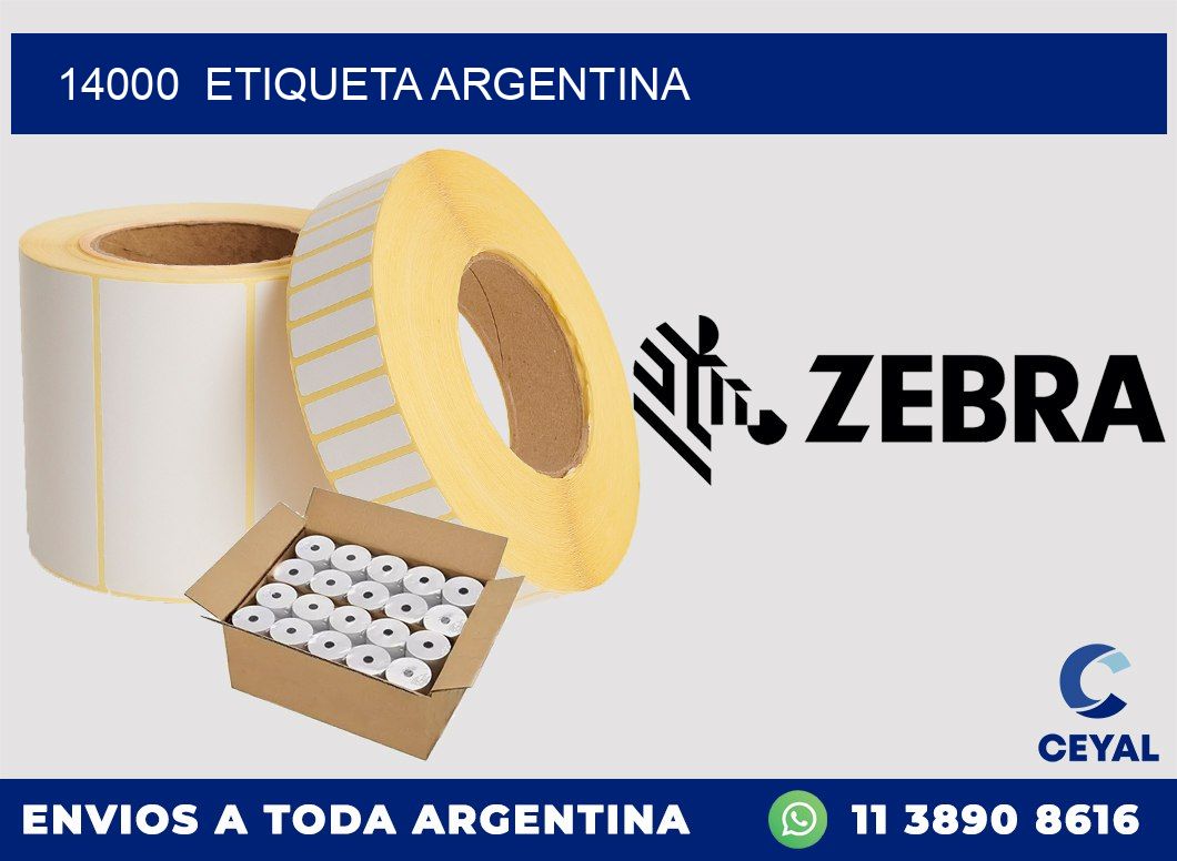 14000  ETIQUETA ARGENTINA