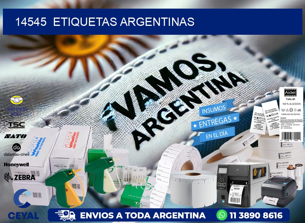 14545  ETIQUETAS ARGENTINAS