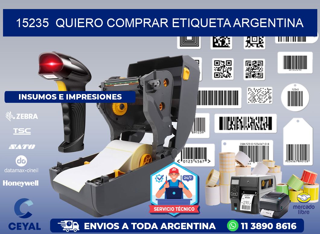 15235  QUIERO COMPRAR ETIQUETA ARGENTINA