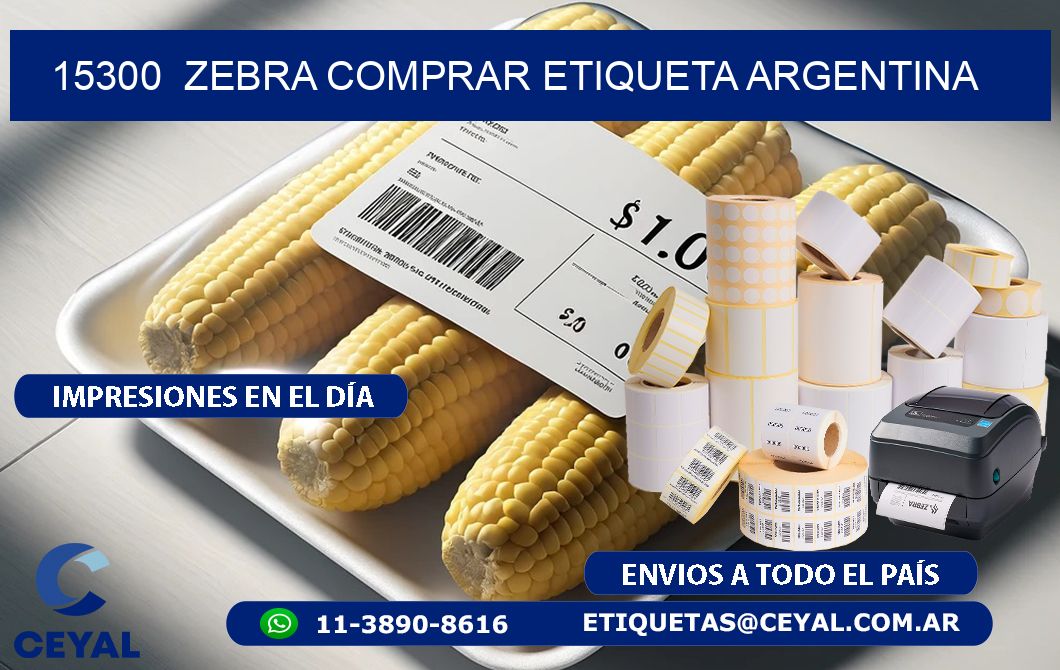 15300  ZEBRA COMPRAR ETIQUETA ARGENTINA