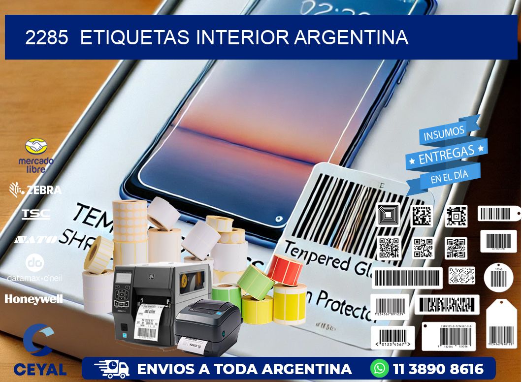 2285  ETIQUETAS INTERIOR ARGENTINA