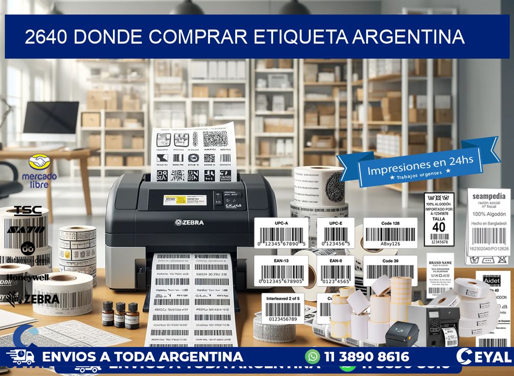 2640 DONDE COMPRAR ETIQUETA ARGENTINA