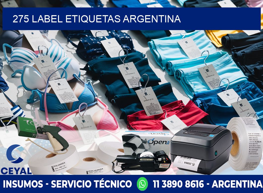 275 LABEL ETIQUETAS ARGENTINA