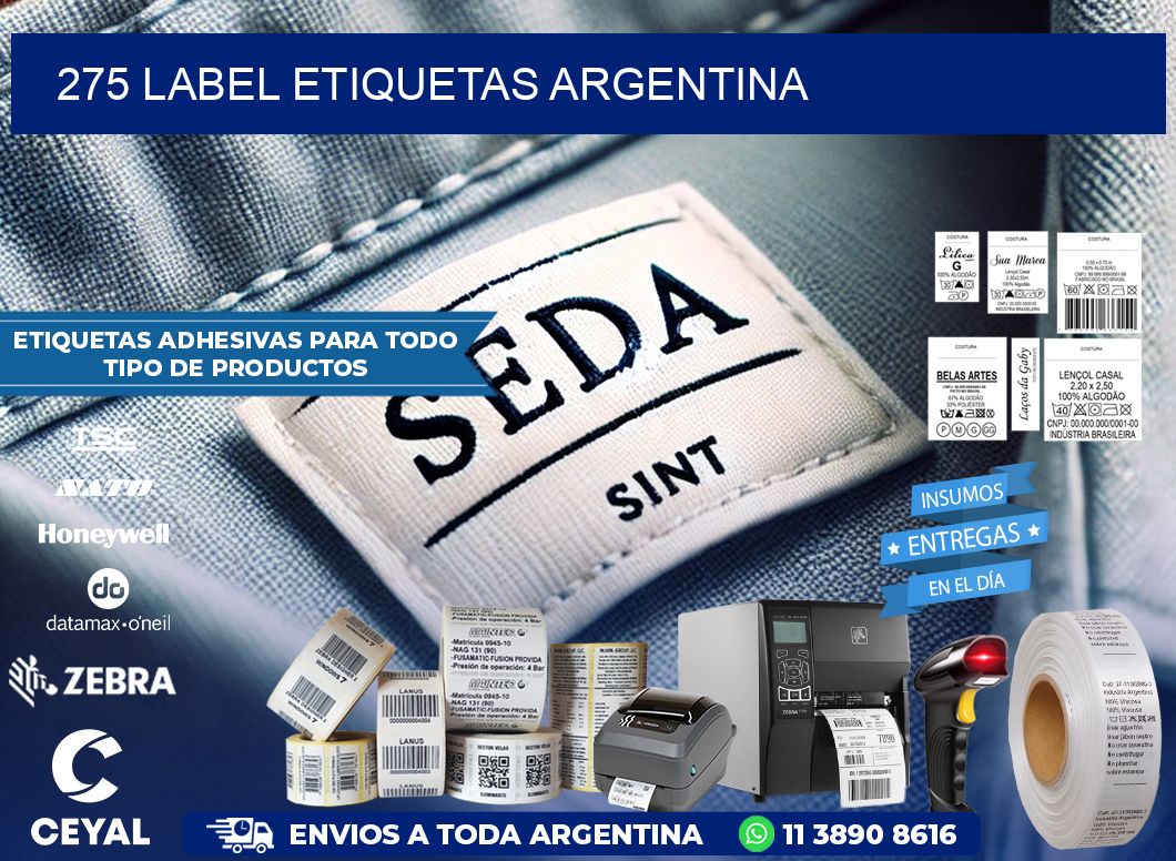 275 LABEL ETIQUETAS ARGENTINA