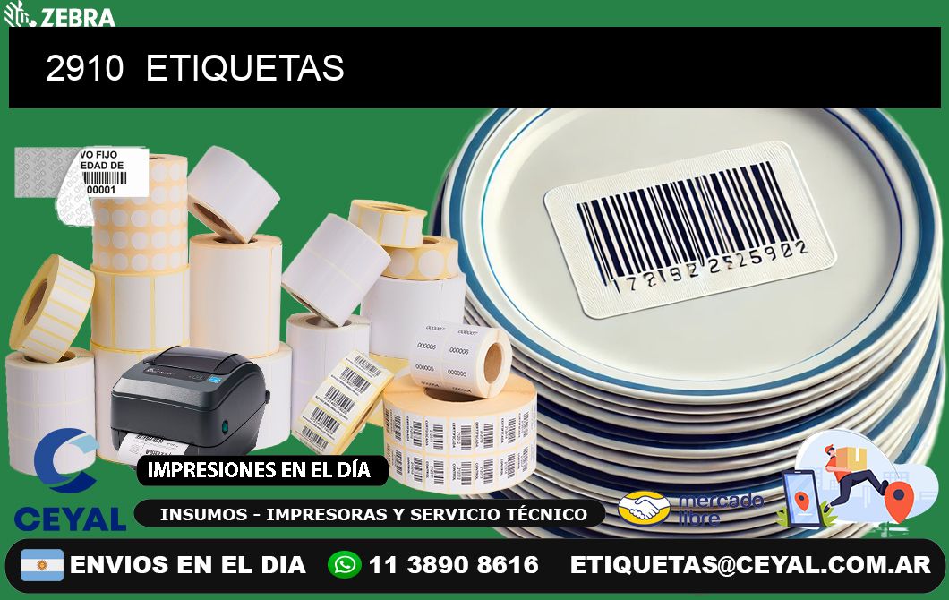 2910  ETIQUETAS