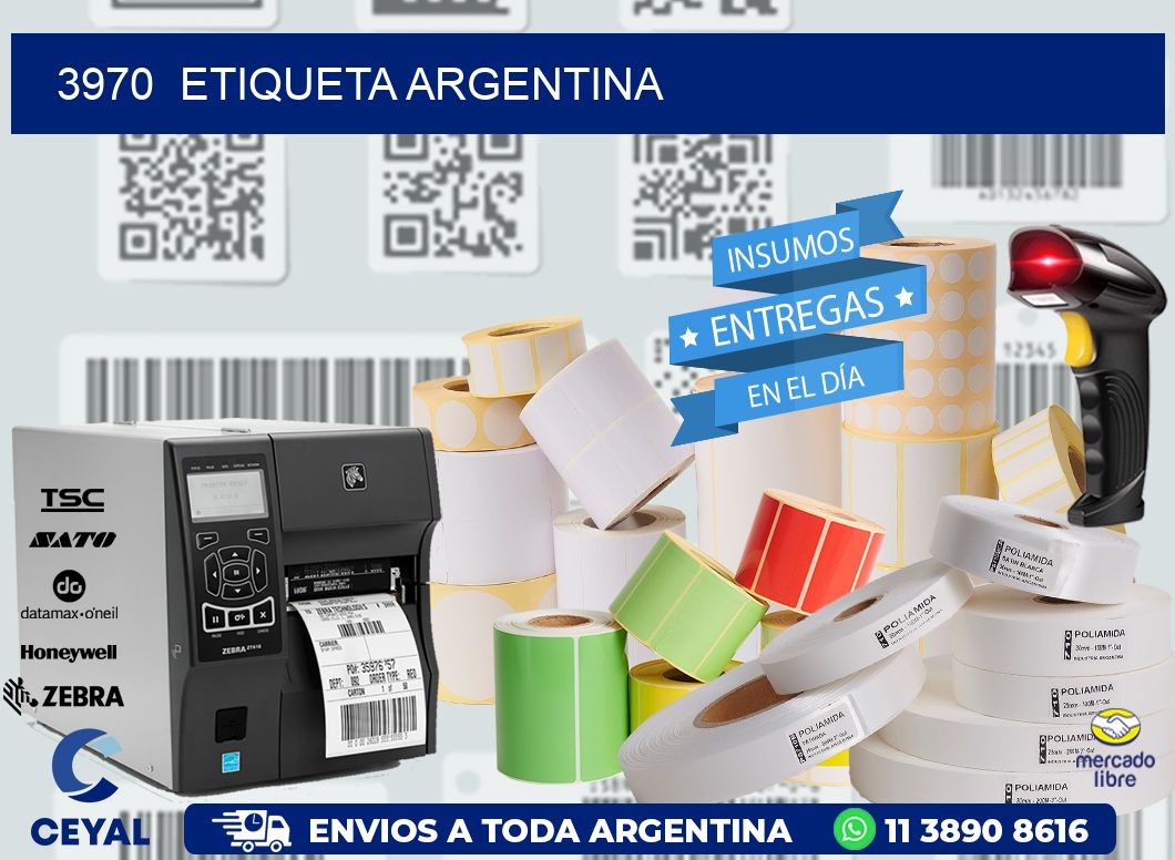 3970  ETIQUETA ARGENTINA