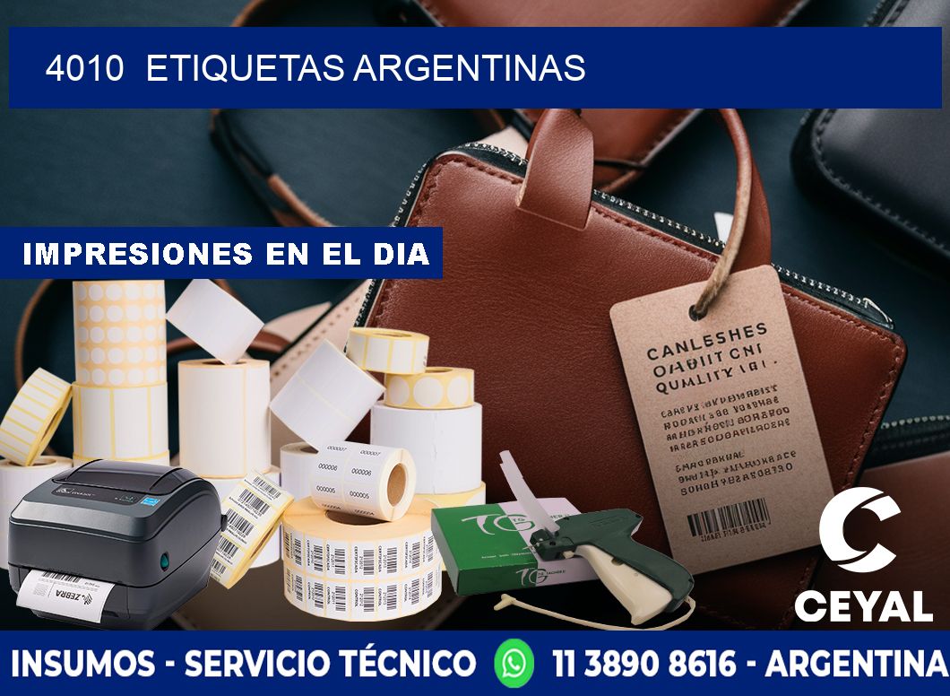 4010  ETIQUETAS ARGENTINAS