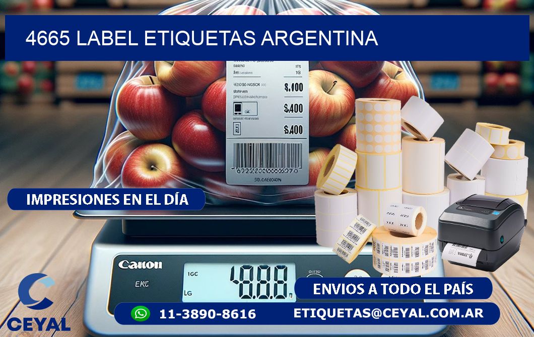 4665 LABEL ETIQUETAS ARGENTINA