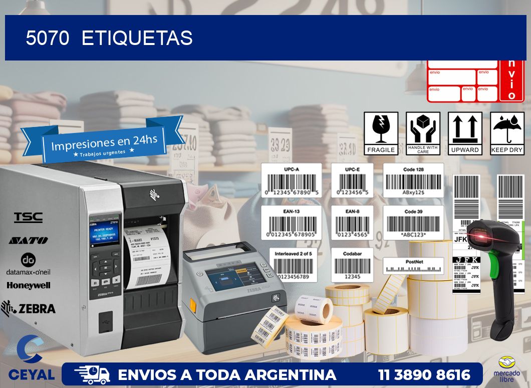 5070  ETIQUETAS