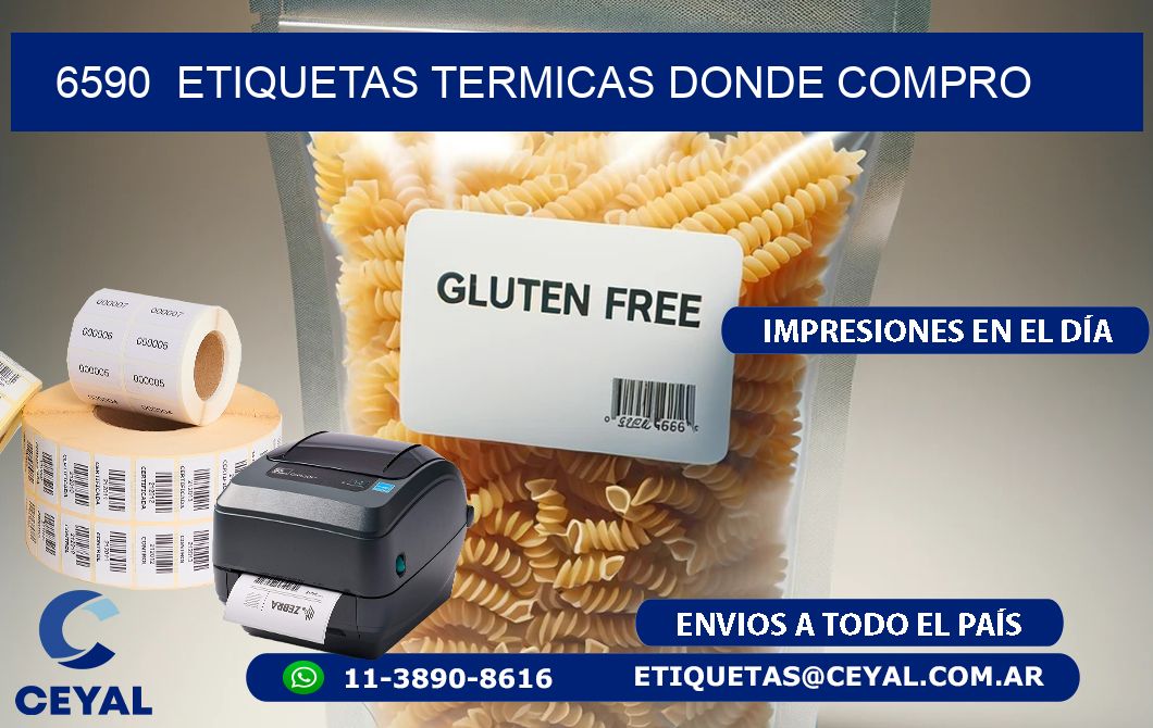 6590  ETIQUETAS TERMICAS DONDE COMPRO