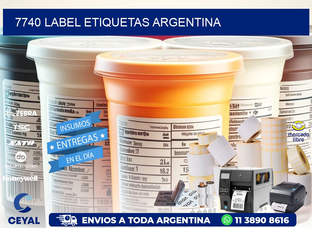 7740 LABEL ETIQUETAS ARGENTINA