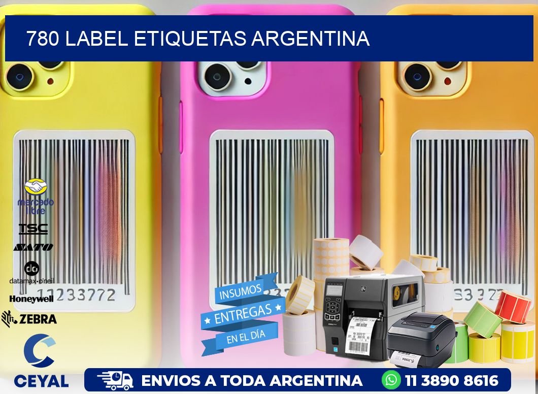 780 LABEL ETIQUETAS ARGENTINA