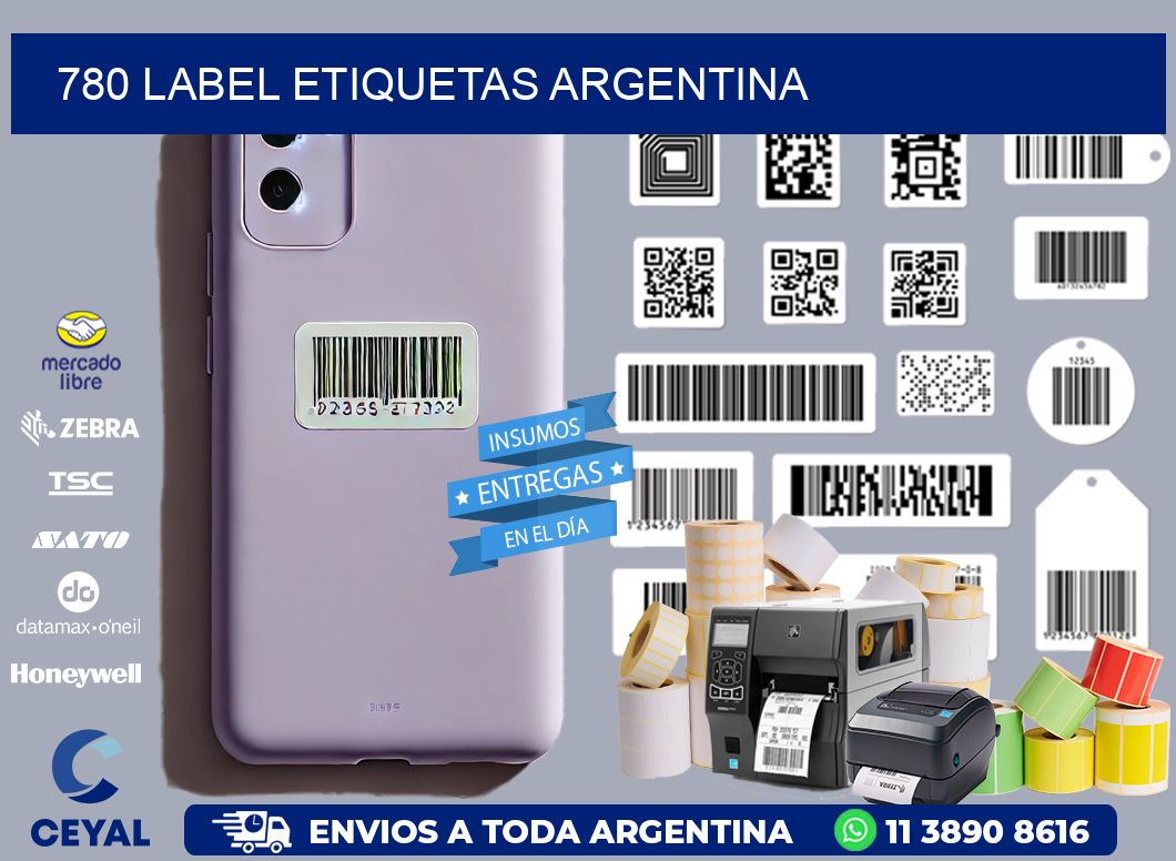 780 LABEL ETIQUETAS ARGENTINA