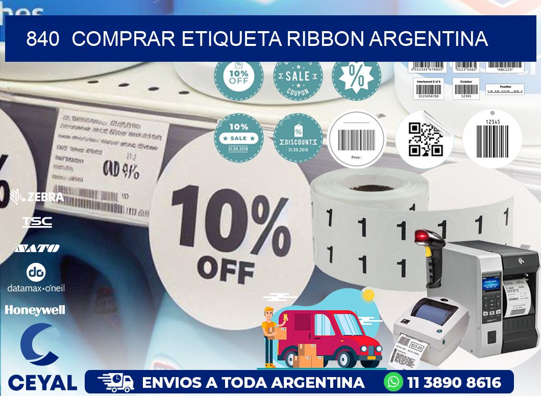 840  COMPRAR ETIQUETA RIBBON ARGENTINA