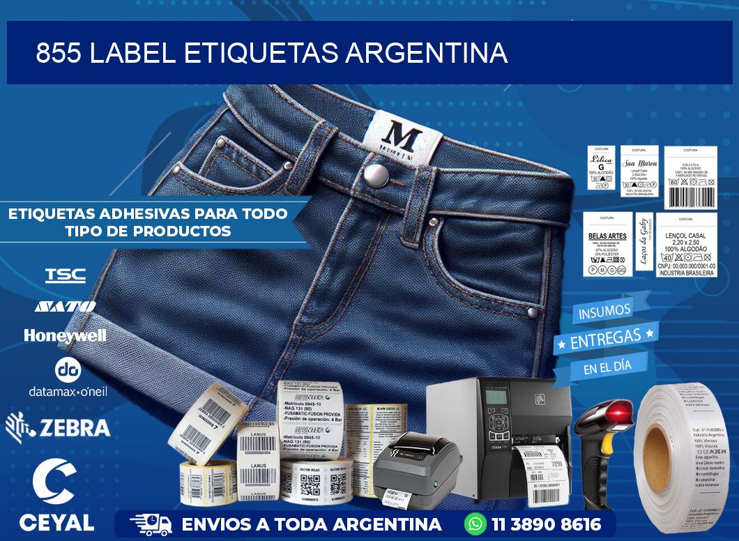 855 LABEL ETIQUETAS ARGENTINA