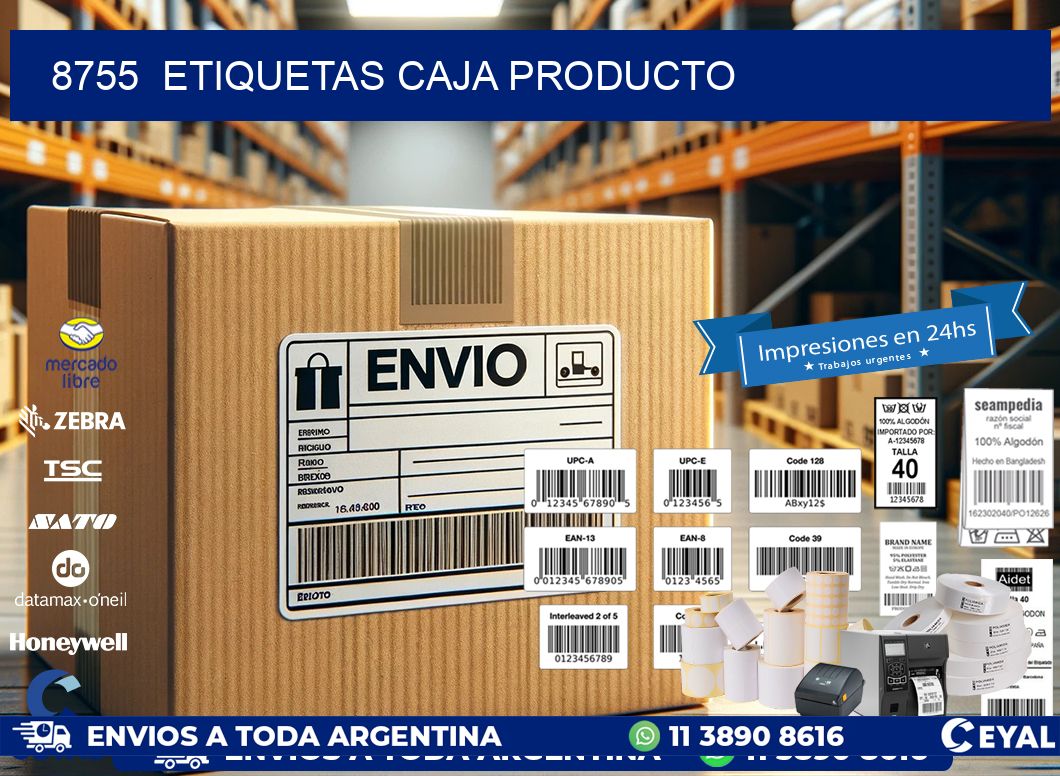 8755  ETIQUETAS CAJA PRODUCTO