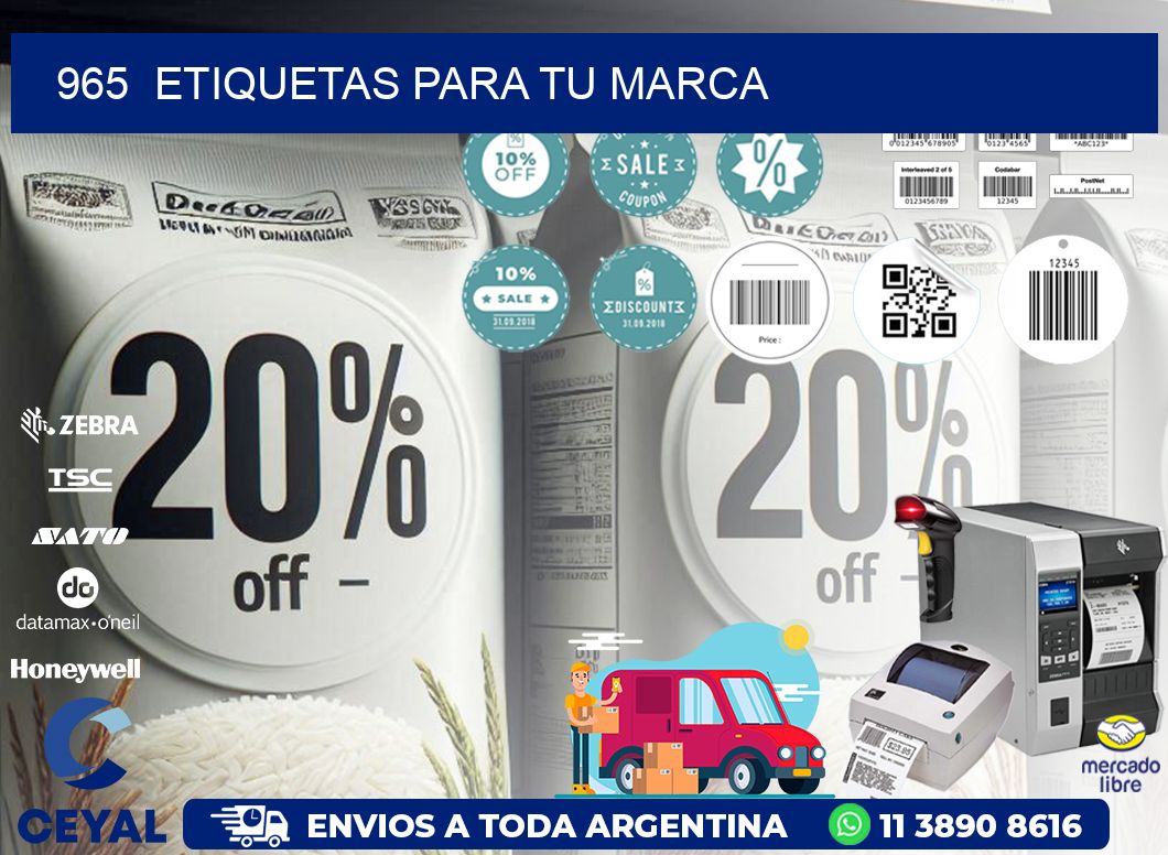 965  ETIQUETAS PARA TU MARCA