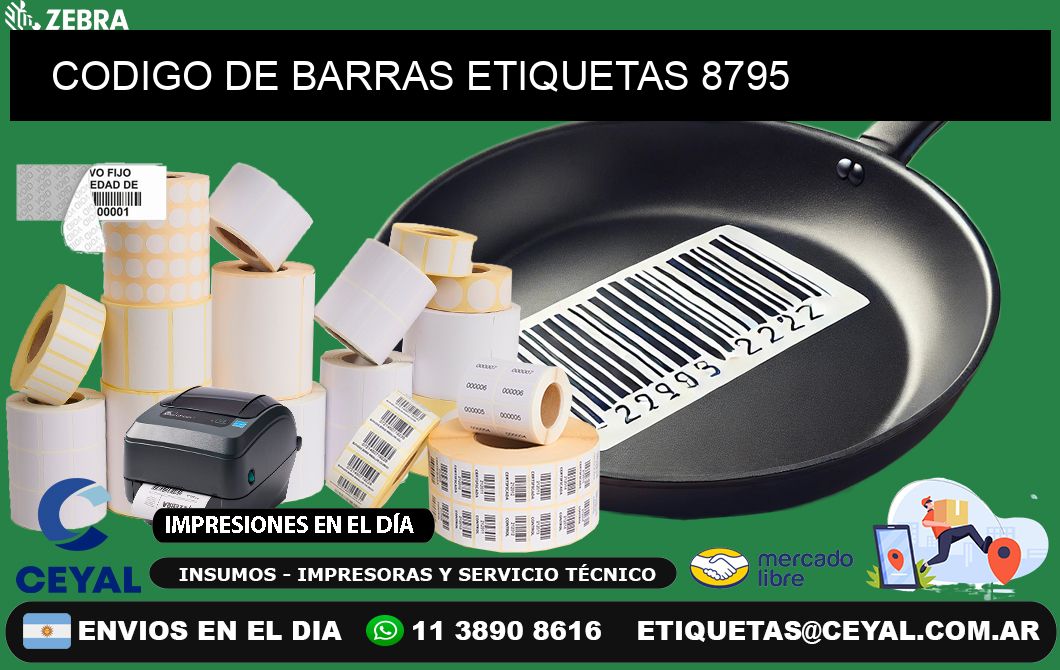 CODIGO DE BARRAS ETIQUETAS 8795