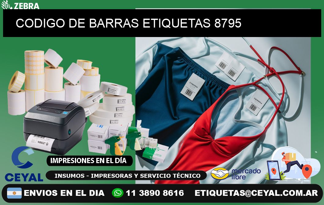 CODIGO DE BARRAS ETIQUETAS 8795