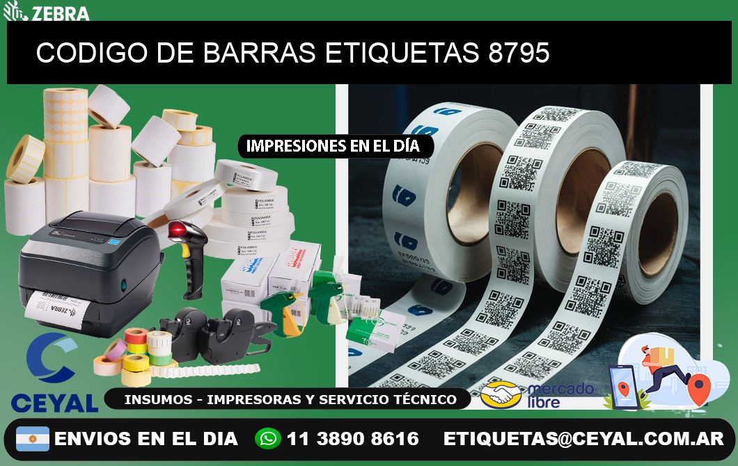 CODIGO DE BARRAS ETIQUETAS 8795