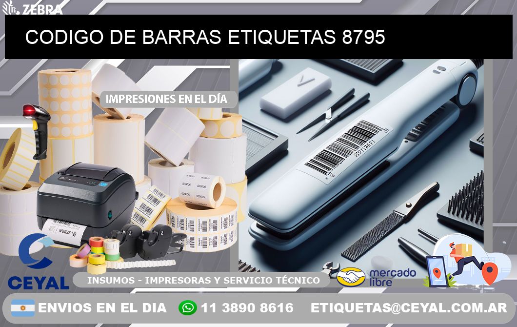 CODIGO DE BARRAS ETIQUETAS 8795