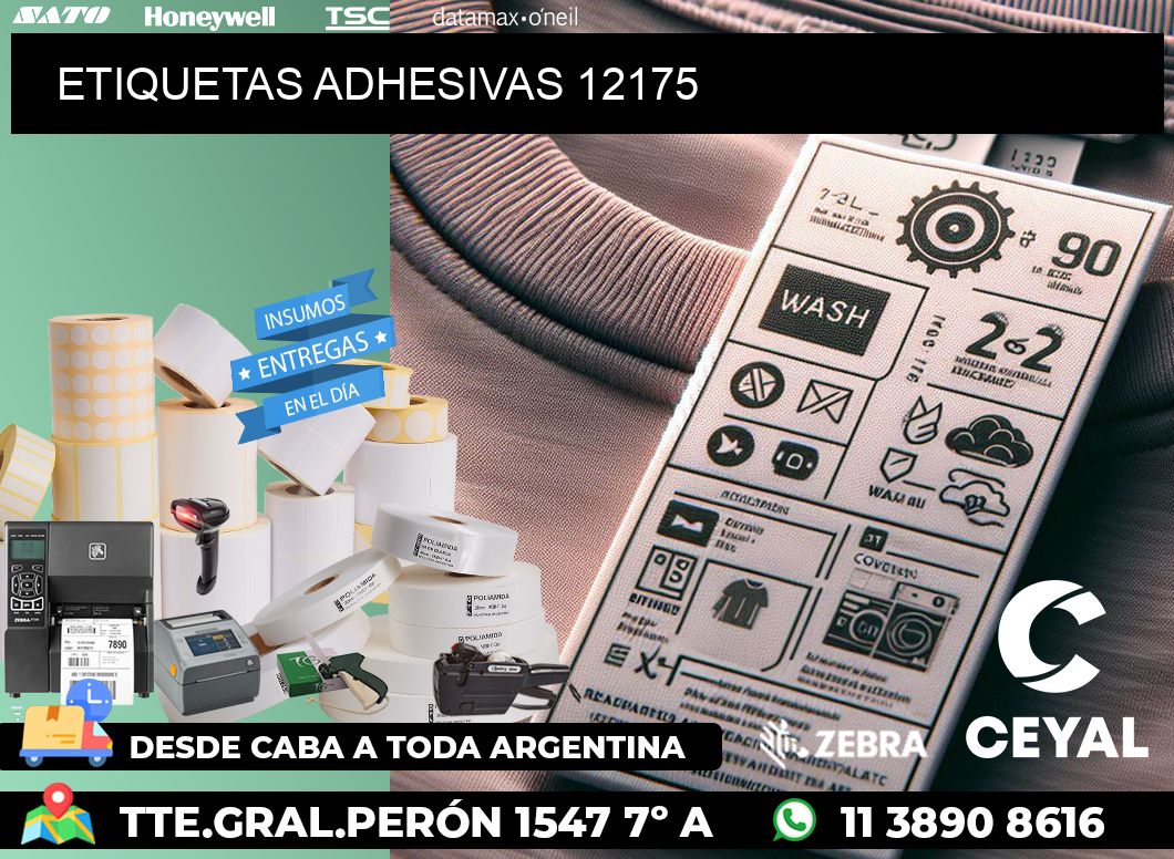 ETIQUETAS ADHESIVAS 12175