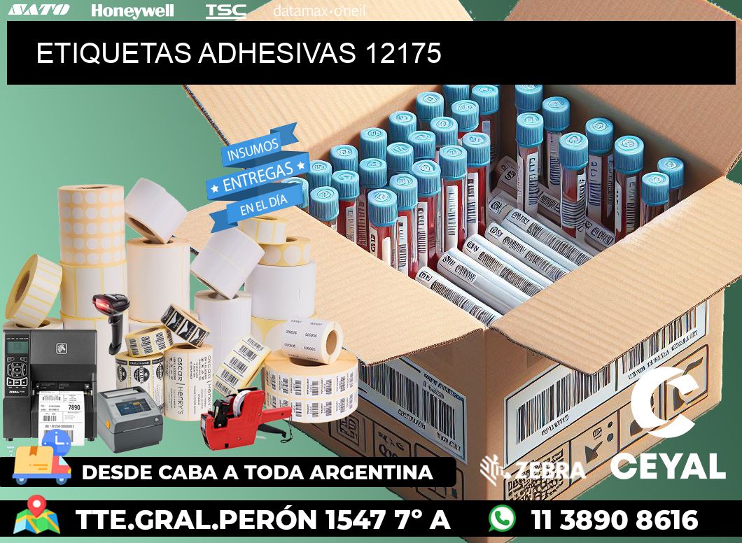 ETIQUETAS ADHESIVAS 12175