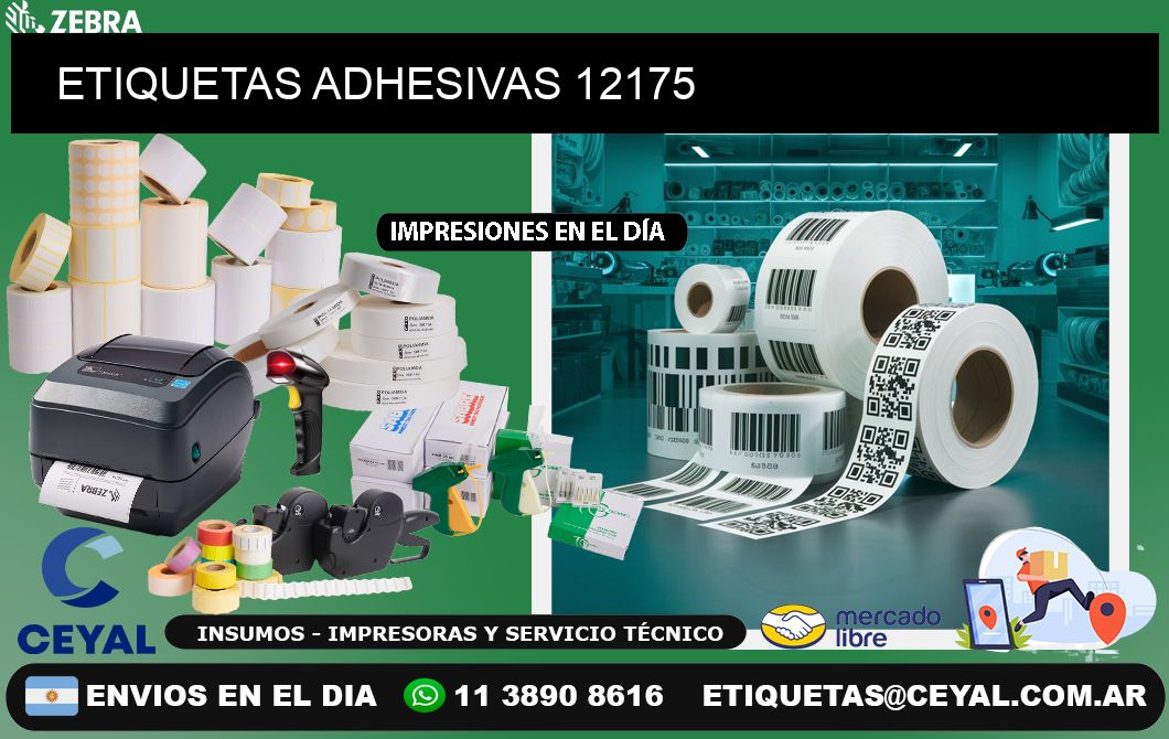 ETIQUETAS ADHESIVAS 12175