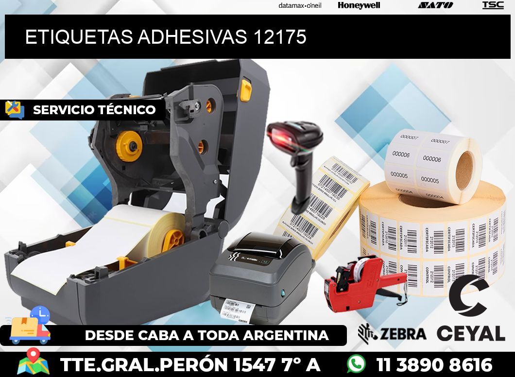 ETIQUETAS ADHESIVAS 12175