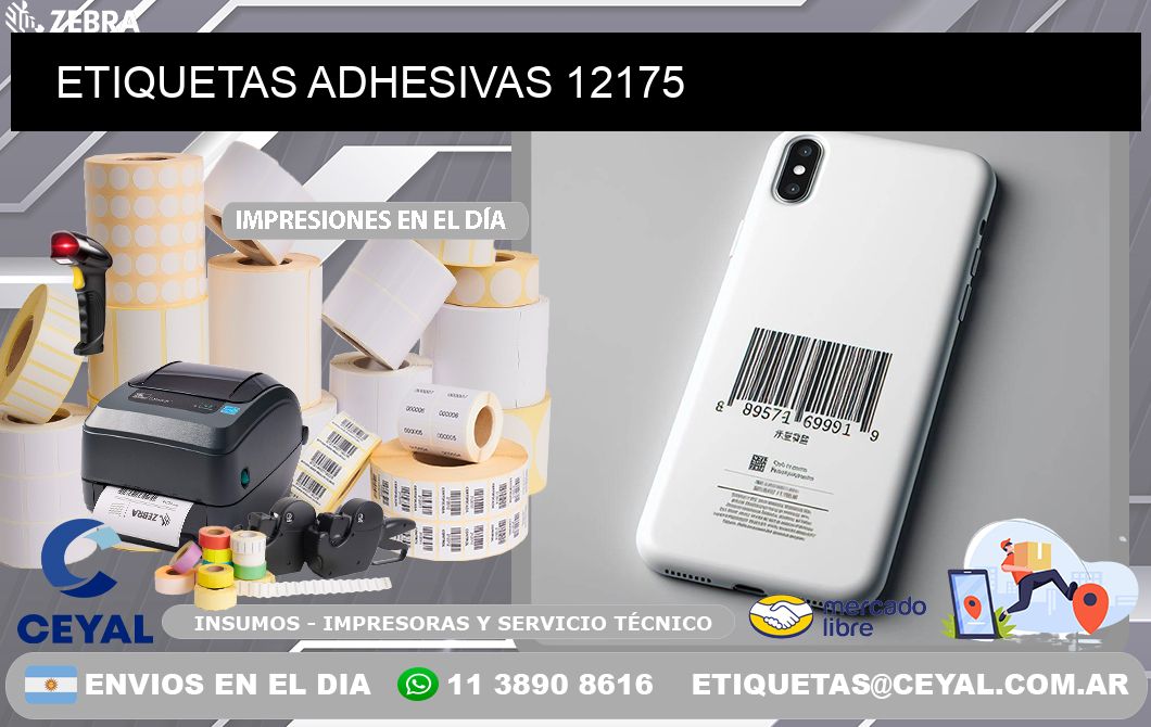 ETIQUETAS ADHESIVAS 12175