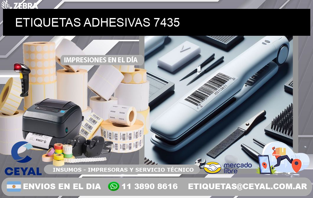 ETIQUETAS ADHESIVAS 7435