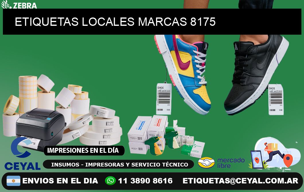ETIQUETAS LOCALES MARCAS 8175