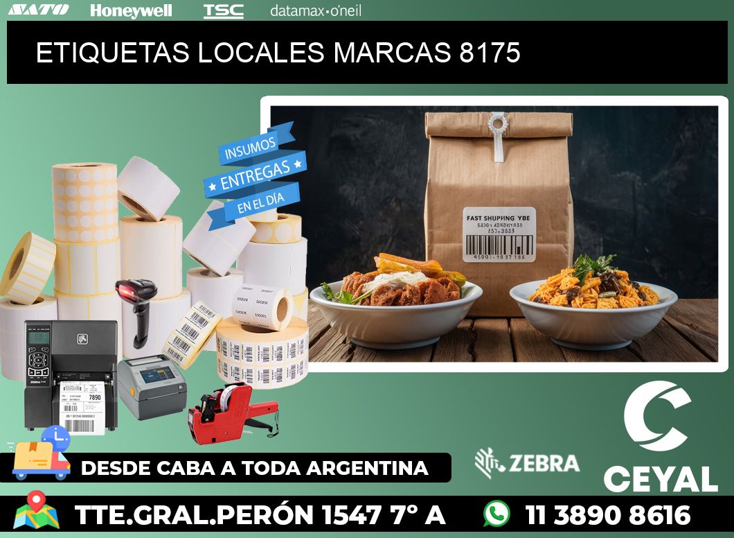 ETIQUETAS LOCALES MARCAS 8175