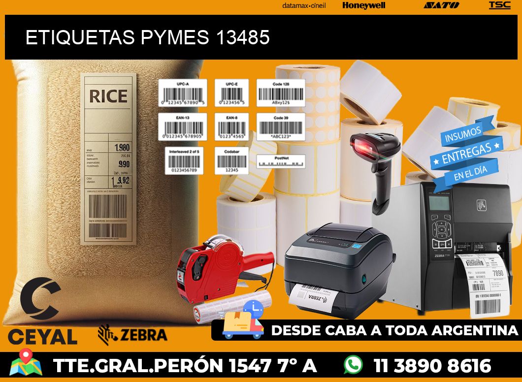 ETIQUETAS PYMES 13485