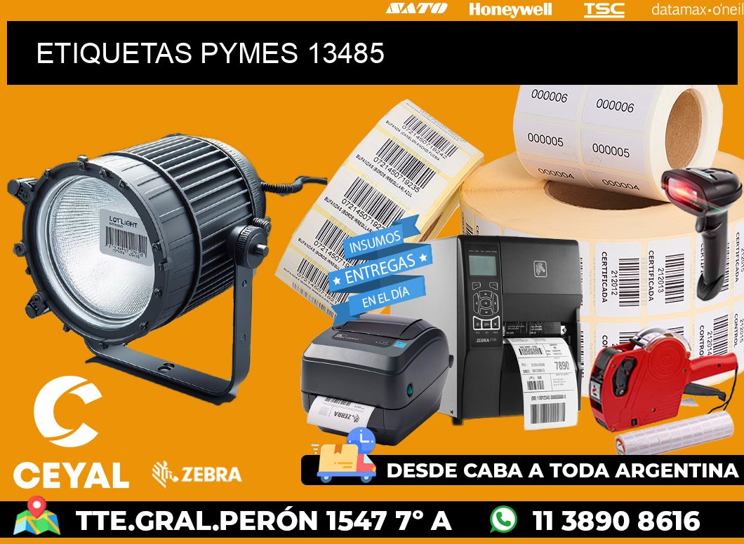 ETIQUETAS PYMES 13485