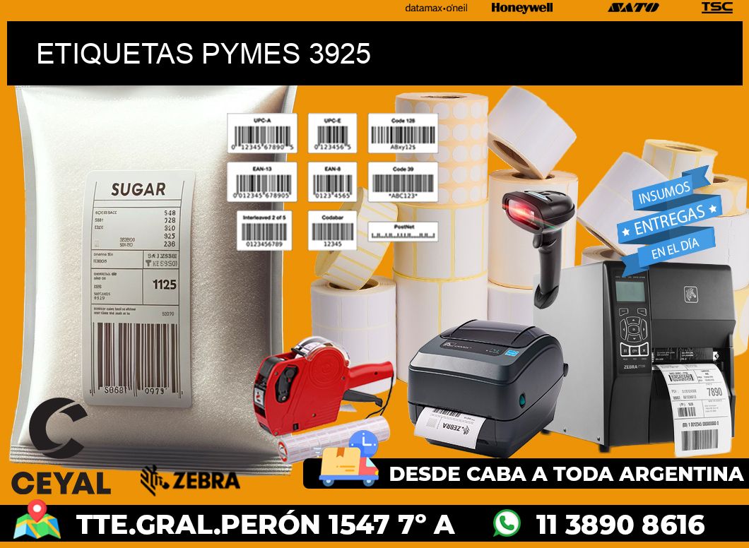 ETIQUETAS PYMES 3925