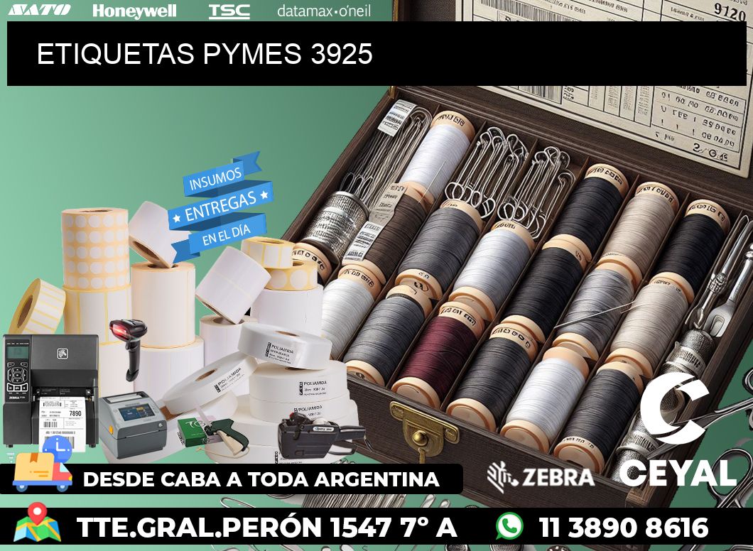 ETIQUETAS PYMES 3925